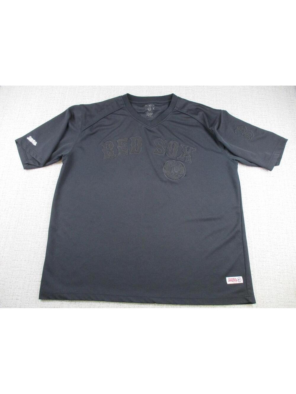 Boston Red Sox Jersey Mens Extra Large Stitched Black  Fenway Park Big Papi MLB